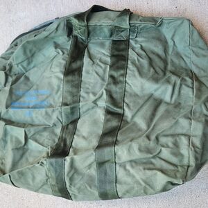 Flyer's Kit Bag US Military Issue Nylon Canvas OD Green Pilot Kitbag